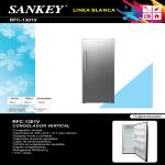 Sankey CONGELADOR VERTICAL DE 10.7 P³ RFC1301